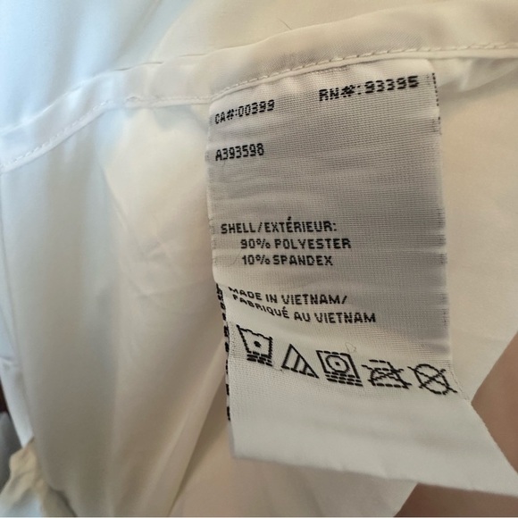 Nuage Women's Sz L Insect Repellent Packable Zip-Front Jacket White - Picture 10 of 11